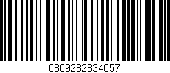Código de barras (EAN, GTIN, SKU, ISBN): '0809282834057'