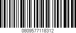 Código de barras (EAN, GTIN, SKU, ISBN): '0809577118312'