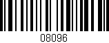 Código de barras (EAN, GTIN, SKU, ISBN): '08096'