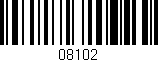 Código de barras (EAN, GTIN, SKU, ISBN): '08102'