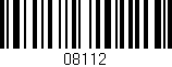 Código de barras (EAN, GTIN, SKU, ISBN): '08112'