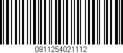 Código de barras (EAN, GTIN, SKU, ISBN): '0811254021112'
