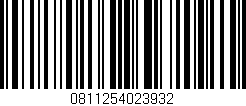 Código de barras (EAN, GTIN, SKU, ISBN): '0811254023932'