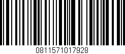 Código de barras (EAN, GTIN, SKU, ISBN): '0811571017928'