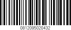Código de barras (EAN, GTIN, SKU, ISBN): '0812095020432'