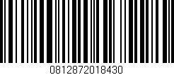 Código de barras (EAN, GTIN, SKU, ISBN): '0812872018430'