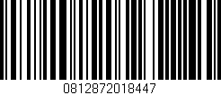 Código de barras (EAN, GTIN, SKU, ISBN): '0812872018447'