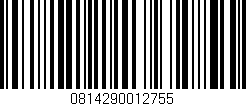 Código de barras (EAN, GTIN, SKU, ISBN): '0814290012755'