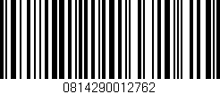 Código de barras (EAN, GTIN, SKU, ISBN): '0814290012762'