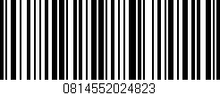Código de barras (EAN, GTIN, SKU, ISBN): '0814552024823'
