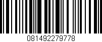 Código de barras (EAN, GTIN, SKU, ISBN): '081492279778'