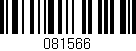 Código de barras (EAN, GTIN, SKU, ISBN): '081566'
