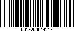 Código de barras (EAN, GTIN, SKU, ISBN): '0816293014217'
