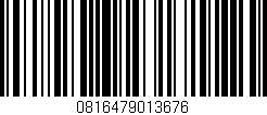 Código de barras (EAN, GTIN, SKU, ISBN): '0816479013676'