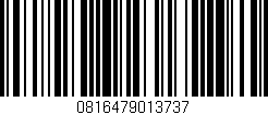 Código de barras (EAN, GTIN, SKU, ISBN): '0816479013737'