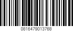 Código de barras (EAN, GTIN, SKU, ISBN): '0816479013768'