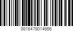 Código de barras (EAN, GTIN, SKU, ISBN): '0816479014666'