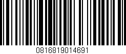 Código de barras (EAN, GTIN, SKU, ISBN): '0816819014691'