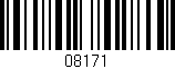Código de barras (EAN, GTIN, SKU, ISBN): '08171'