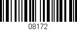 Código de barras (EAN, GTIN, SKU, ISBN): '08172'