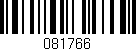Código de barras (EAN, GTIN, SKU, ISBN): '081766'