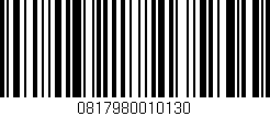Código de barras (EAN, GTIN, SKU, ISBN): '0817980010130'