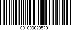 Código de barras (EAN, GTIN, SKU, ISBN): '0818068295791'