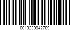 Código de barras (EAN, GTIN, SKU, ISBN): '0818233942789'
