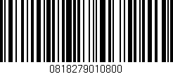 Código de barras (EAN, GTIN, SKU, ISBN): '0818279010800'