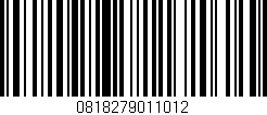 Código de barras (EAN, GTIN, SKU, ISBN): '0818279011012'