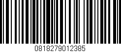 Código de barras (EAN, GTIN, SKU, ISBN): '0818279012385'