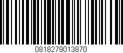 Código de barras (EAN, GTIN, SKU, ISBN): '0818279013870'
