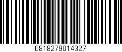 Código de barras (EAN, GTIN, SKU, ISBN): '0818279014327'