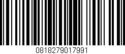 Código de barras (EAN, GTIN, SKU, ISBN): '0818279017991'