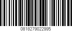Código de barras (EAN, GTIN, SKU, ISBN): '0818279022995'