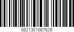 Código de barras (EAN, GTIN, SKU, ISBN): '0821301087626'