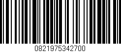 Código de barras (EAN, GTIN, SKU, ISBN): '0821975342700'