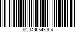 Código de barras (EAN, GTIN, SKU, ISBN): '0823480545904'