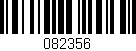Código de barras (EAN, GTIN, SKU, ISBN): '082356'