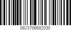 Código de barras (EAN, GTIN, SKU, ISBN): '0823706692030'