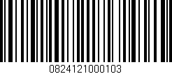 Código de barras (EAN, GTIN, SKU, ISBN): '0824121000103'