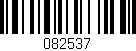 Código de barras (EAN, GTIN, SKU, ISBN): '082537'