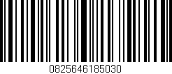 Código de barras (EAN, GTIN, SKU, ISBN): '0825646185030'