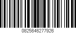 Código de barras (EAN, GTIN, SKU, ISBN): '0825646277926'
