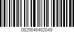 Código de barras (EAN, GTIN, SKU, ISBN): '0825646462049'