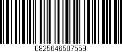 Código de barras (EAN, GTIN, SKU, ISBN): '0825646507559'