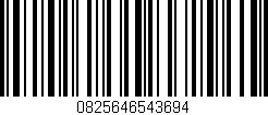 Código de barras (EAN, GTIN, SKU, ISBN): '0825646543694'