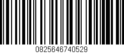 Código de barras (EAN, GTIN, SKU, ISBN): '0825646740529'