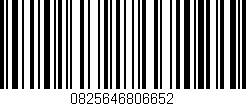 Código de barras (EAN, GTIN, SKU, ISBN): '0825646806652'