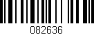Código de barras (EAN, GTIN, SKU, ISBN): '082636'